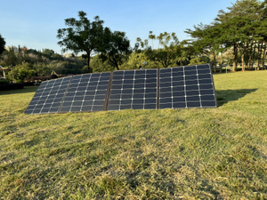 Panneau solaire pliable étanche de haute qualité, adapté au camping familial en plein air 400W