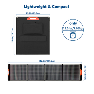  Panneau solaire en silicium monocristallin 300W, système photovoltaïque extérieur