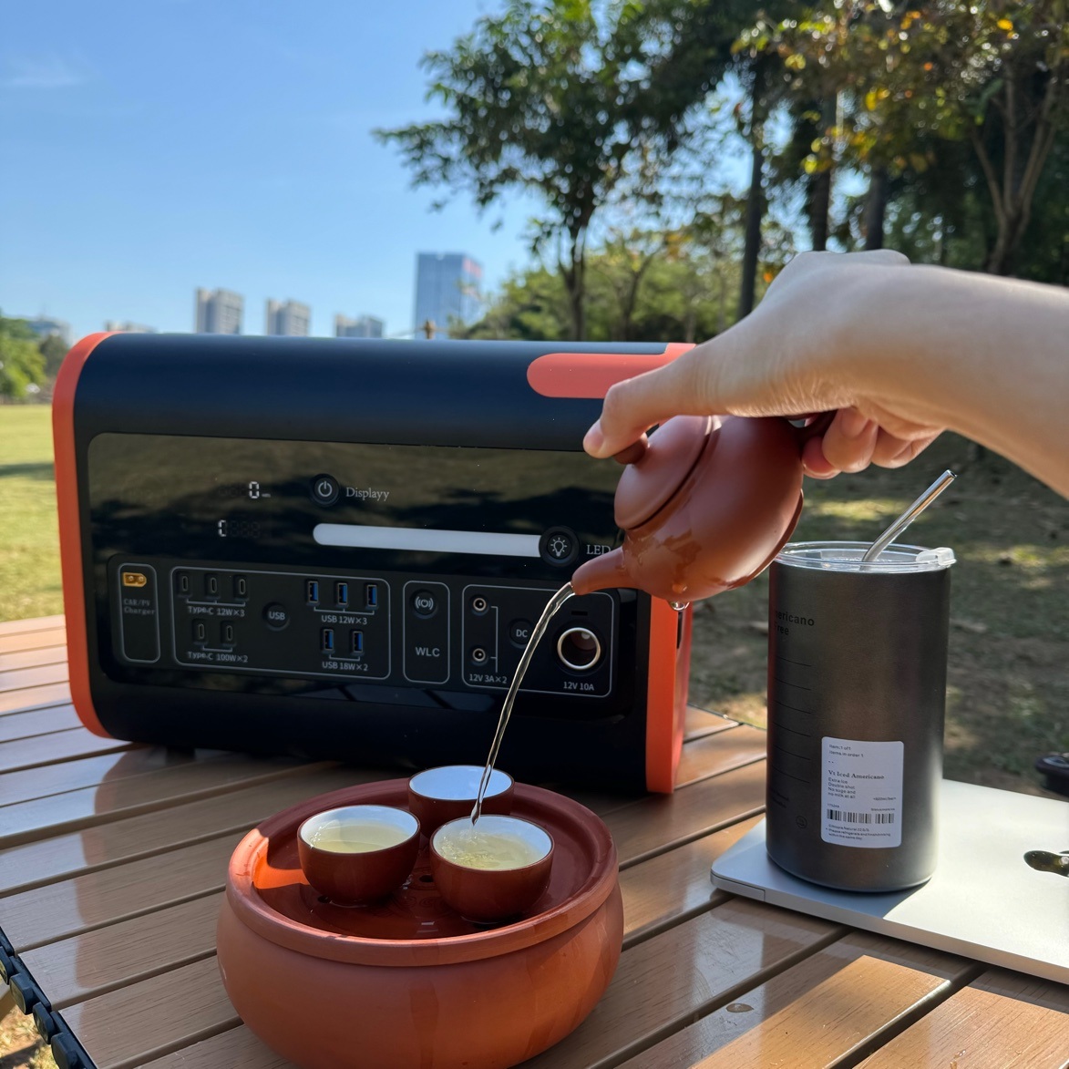 Générateur solaire de Camping de batterie LiFePO4 de centrale électrique rechargeable portative de 2200W