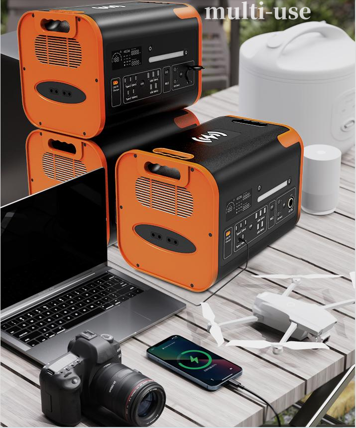 Générateur solaire de Camping de batterie LiFePO4 de centrale électrique rechargeable portative de 2200W