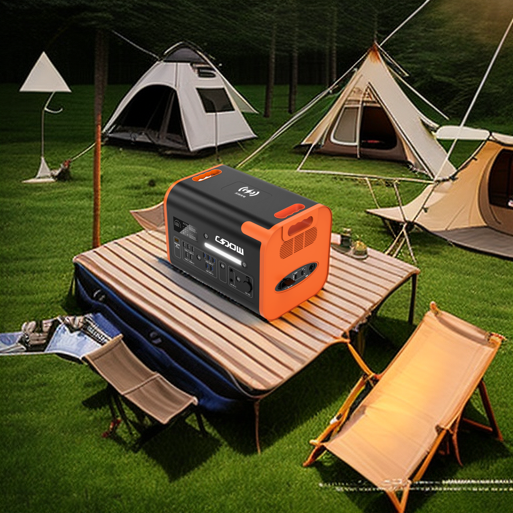 Centrale électrique solaire de secours portable, 2 200 W (2 048 Wh), pour la maison et le camping