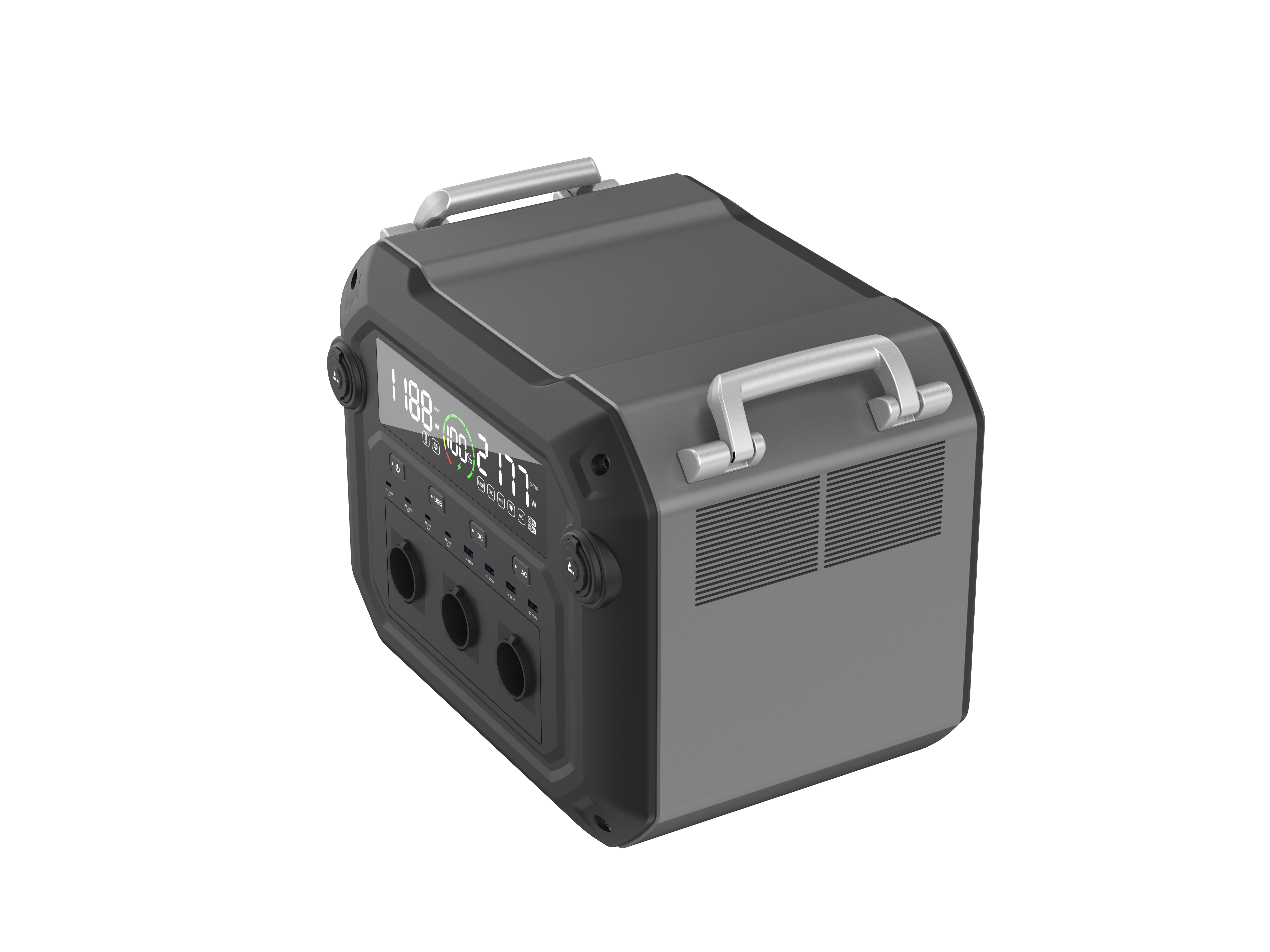 Station de recharge portable pour camping en plein air, plusieurs modes de charge, 3600W LiFePO4, famille